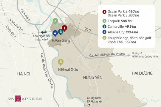 Cuộc đổ bộ Hưng Yên của các ông lớn bất động sản