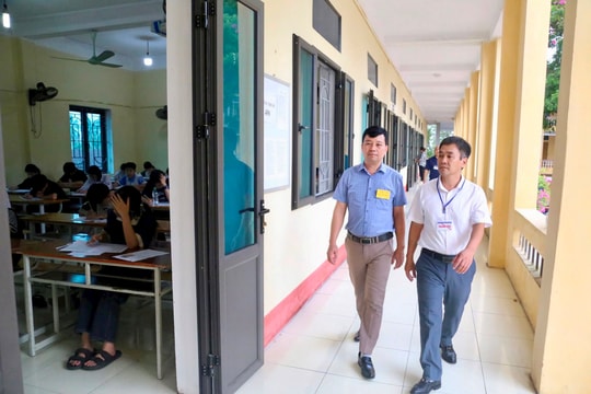 Hải Dương tăng cường cán bộ kiểm tra coi thi vào lớp 10