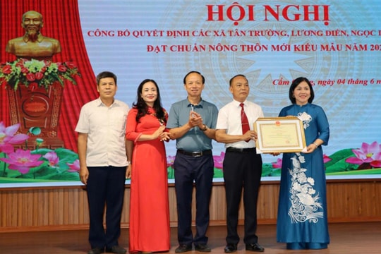 Địa phương có nhiều xã nông thôn mới kiểu mẫu nhất tỉnh Hải Dương