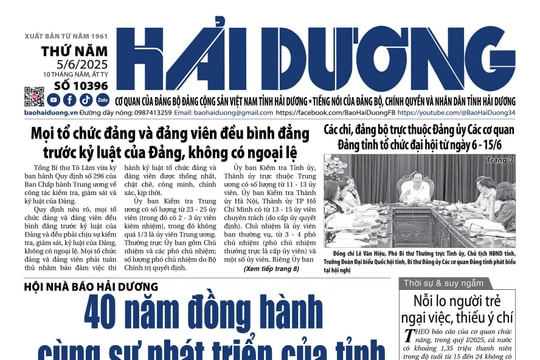 Xem gì trên báo Hải Dương ngày 5/6?