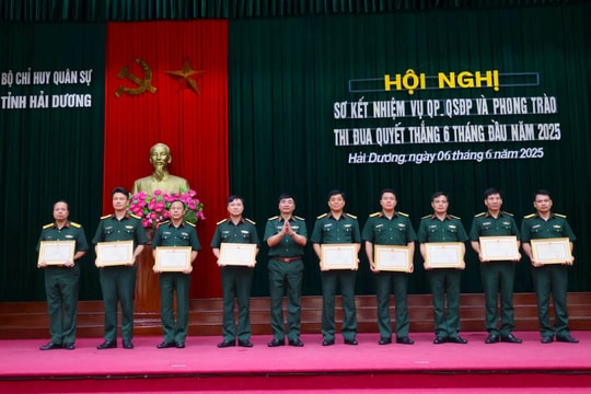 Sẵn sàng thực hiện tổ chức lại cơ quan quân sự địa phương ở Hải Dương