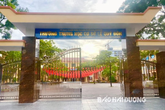 Trường THCS Lê Quý Đôn có nhiều hồ sơ đăng ký vào lớp 6 'chất lượng cao' nhất TP Hải Dương