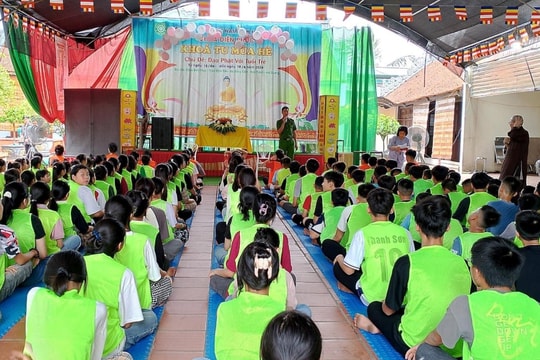 Tăng cường quản lý các khoá tu mùa hè ở Hải Dương