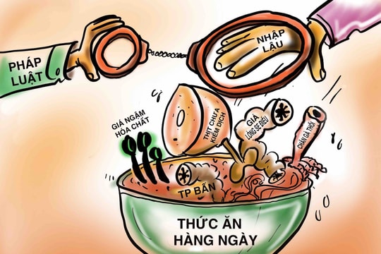 Nghiêm trị nhập lậu thực phẩm bẩn