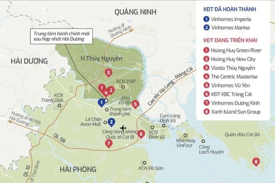 Bất động sản Hải Phòng bùng nổ các đại dự án
