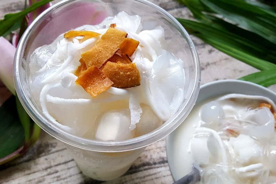 Đã khát ngày hè với dừa dầm Hải Phòng