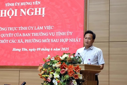Hưng Yên công bố nhân sự chủ chốt các xã, phường mới sau hợp nhất