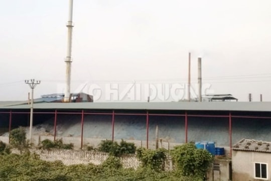Hoạt động không có giấy phép môi trường, một công ty ở Kinh Môn bị phạt 320 triệu đồng