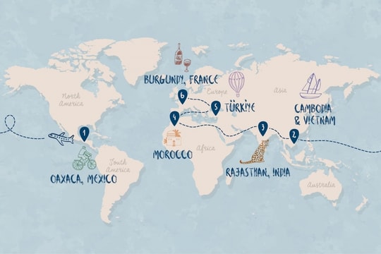 Một nơi tại Việt Nam được chọn vào tour du lịch sang trọng vòng quanh thế giới