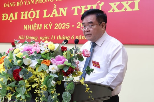 Đảng bộ Văn phòng UBND tỉnh Hải Dương lãnh đạo thực hiện tốt nhiệm vụ chuyên môn