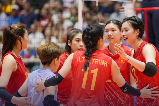 Bóng chuyền nữ Việt Nam lên ngôi vô địch AVC Nations Cup lần thứ 3 liên tiếp