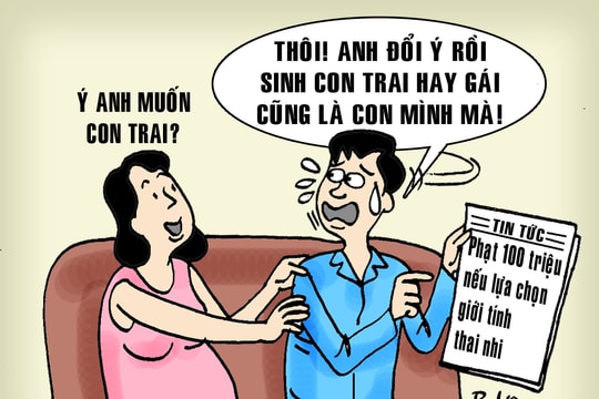Chớ lựa chọn giới tính thai nhi
