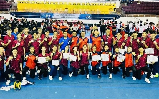 Vietnam top rankings at Southeast Asian Karate Championship