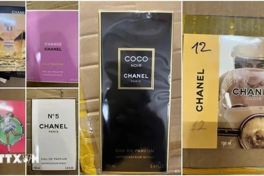 Triệt phá đường dây buôn bán nước hoa giả cực lớn tại TP Hồ Chí Minh
