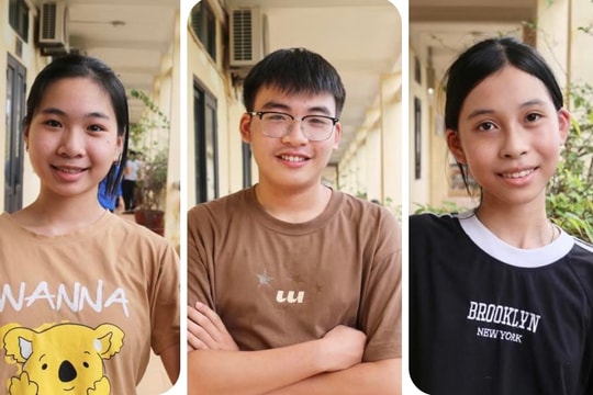 Gương mặt 9 thủ khoa vào lớp 10 Trường THPT chuyên Nguyễn Trãi