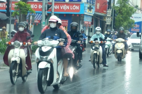 Hải Dương chiều tối và đêm có mưa rào và dông
