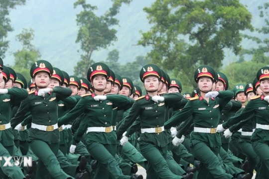 Hợp luyện lần 1 chuẩn bị cho Lễ diễu binh, diễu hành Kỷ niệm 80 năm Quốc khánh
