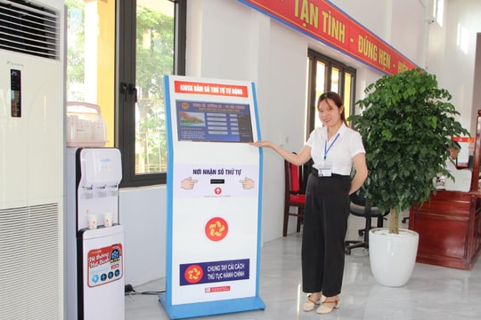 Khang trang Trung tâm Phục vụ hành chính công các xã, phường mới ở Hải Dương