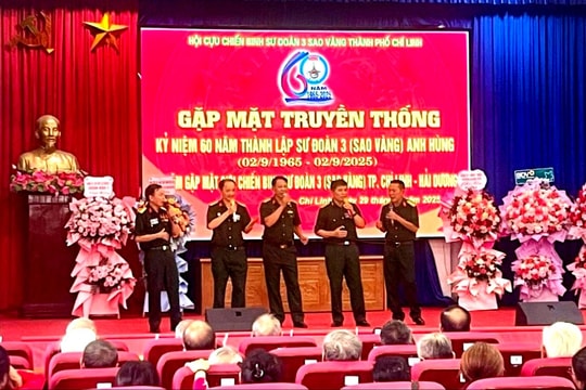 Gặp mặt truyền thống Sư đoàn 3 Sao Vàng Chí Linh