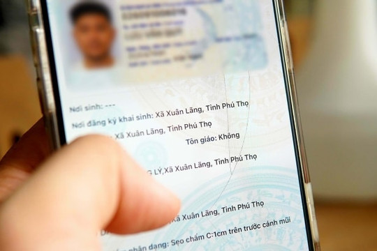 VNeID khó truy cập khi nhiều người vào xem quê quán mới