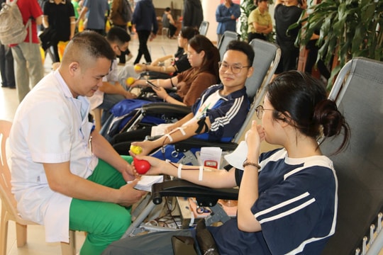 Bệnh viện Đa khoa Hải Dương kêu gọi hiến máu cứu người