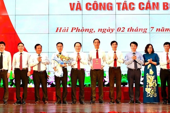 Thành ủy Hải Phòng công bố các quyết định quan trọng về tổ chức bộ máy và công tác cán bộ