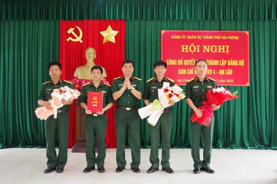 Thành lập đảng bộ trực thuộc Đảng uỷ Quân sự TP Hải Phòng