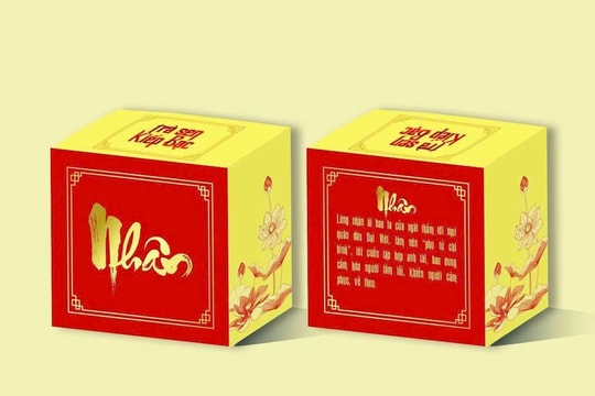 Trà sen Kiếp Bạc mẫu mã mới mang các thông điệp của người quân tử