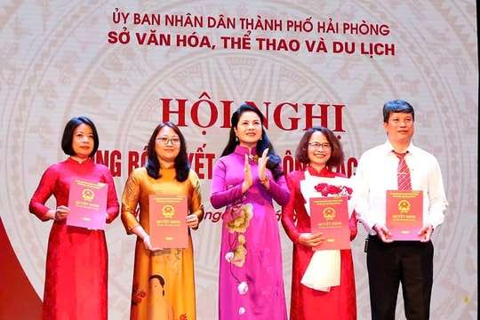 Sở Văn hoá, Thể thao và Du lịch TP Hải Phòng kiện toàn lãnh đạo cấp phòng