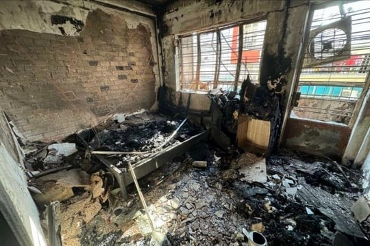 Cháy cư xá khiến 8 người tử vong do 'chập đường dây điện'