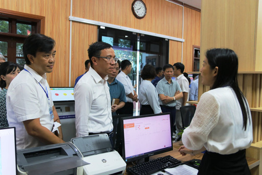 Sớm vận hành ổn định Trung tâm Phục vụ hành chính công cấp xã