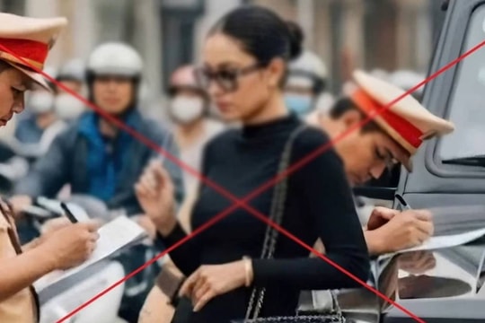 Cảnh báo trào lưu bắt trend đăng ảnh 'phú bà, đại gia bị cảnh sát giao thông xử phạt'