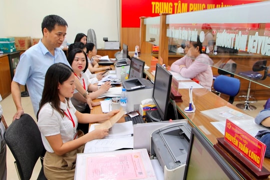 Trung tâm Phục vụ hành chính công cấp xã hoạt động thông suốt