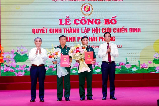 Đại tá Đinh Văn Truy giữ chức Chủ tịch Hội Cựu chiến binh TP Hải Phòng