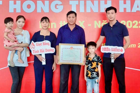 Gia đình hiến máu - lòng nhân ái lan toả