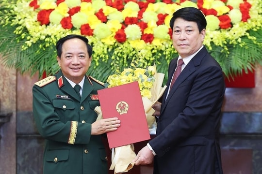 Thăng quân hàm Đại tướng cho Chủ nhiệm Tổng cục Chính trị Trịnh Văn Quyết