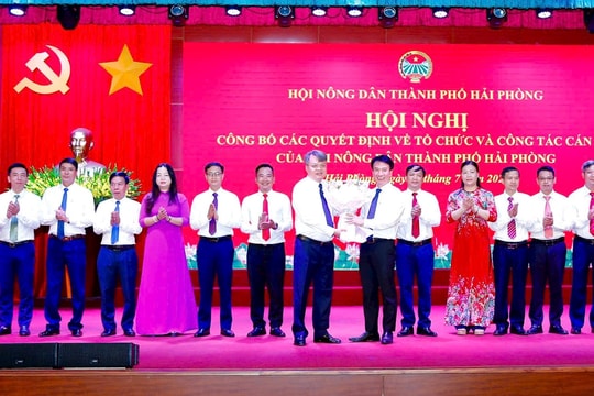 Thành lập Hội Nông dân TP Hải Phòng và 107 hội cấp xã, phường, đặc khu