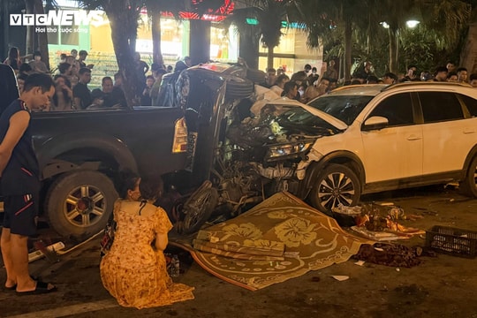 Lái xe có nồng độ cồn kịch khung, gây tai nạn liên hoàn ở Hà Nội