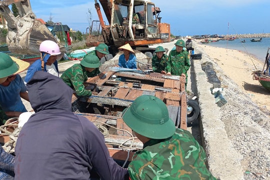Bộ đội Biên phòng Hải Phòng thông báo đến 1.657 phương tiện thuỷ chủ động tránh, trú bão