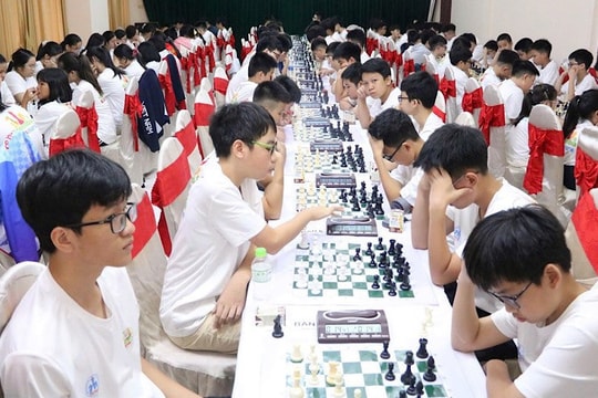443 kỳ thủ dự Giải vô địch cờ vua trẻ xuất sắc quốc gia năm 2025 tại Hải Phòng