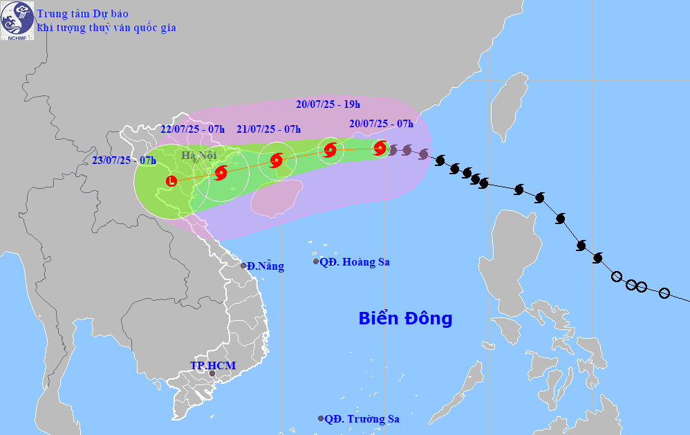 Bão số 3 giật cấp 14, cách Quảng Ninh - Hải Phòng khoảng 680 km