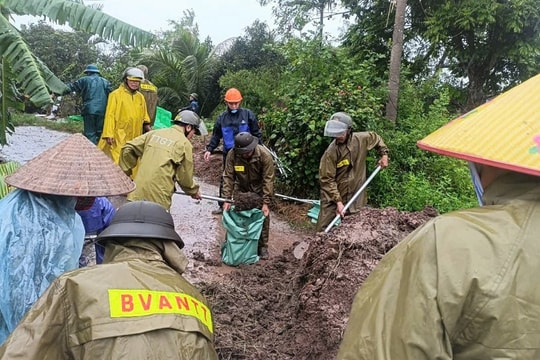 Chưa ghi nhận thiệt hại về người và tài sản do bão số 3