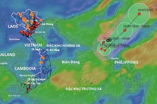 Biển Đông đón bão số 4 có tên là Cỏ may