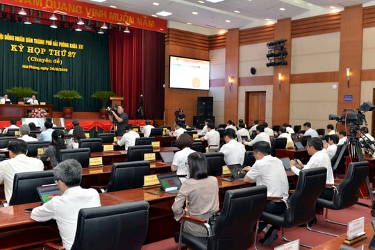 Sáng 24/7, khai mạc Kỳ họp thứ 29 HĐND TP Hải Phòng khóa XVI