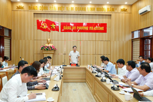 Các phường An Dương, An Hải tập trung chuẩn bị chu đáo Đại hội Đảng bộ phường