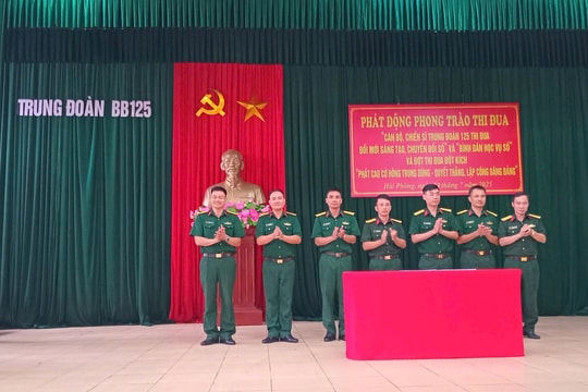 Trung đoàn 125 thi đua chuyển đổi số, đổi mới sáng tạo