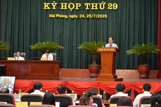 Phiên khai mạc Kỳ họp thứ 29 HĐND TP Hải Phòng khóa XVI