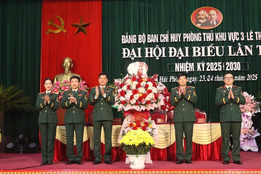 Đại hội Đảng bộ Ban Chỉ huy phòng thủ khu vực 3 - Lê Thanh Nghị đề ra 3 đột phá