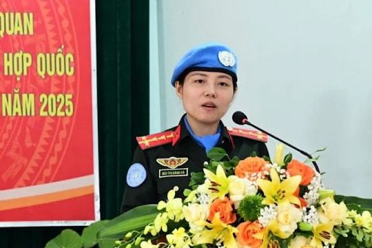 Nữ chiến sĩ Công an Hải Phòng tham gia gìn giữ hòa bình Liên hợp quốc