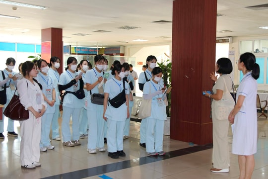 32 sinh viên Nhật Bản thực tập tại Trường Đại học Kỹ thuật y tế Hải Dương